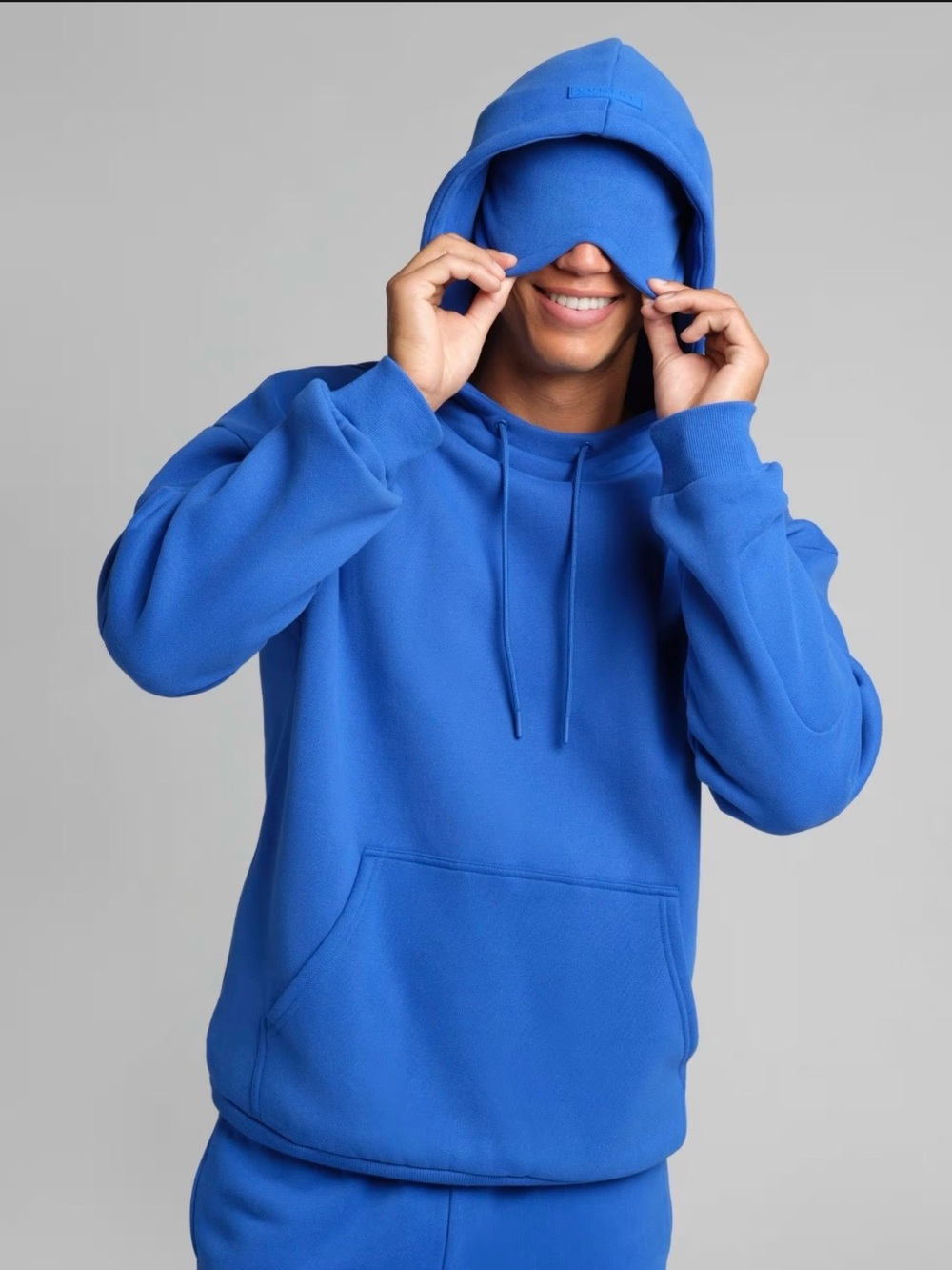Comfrt Airplane Mode Travel Hoodie Unisex Cobalt Blue Size 2XL